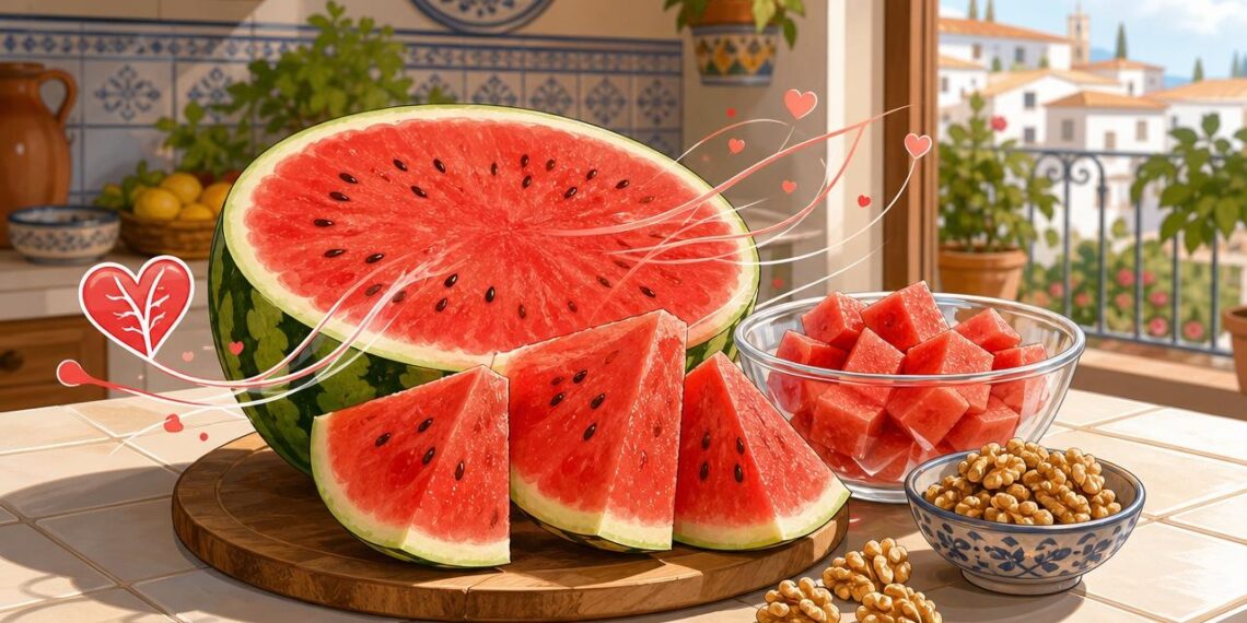 Sandía y circulación: lo que dice la ciencia sobre la citrulina de esta fruta y su efecto en la tensión