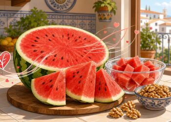 Sandía y circulación: lo que dice la ciencia sobre la citrulina de esta fruta y su efecto en la tensión