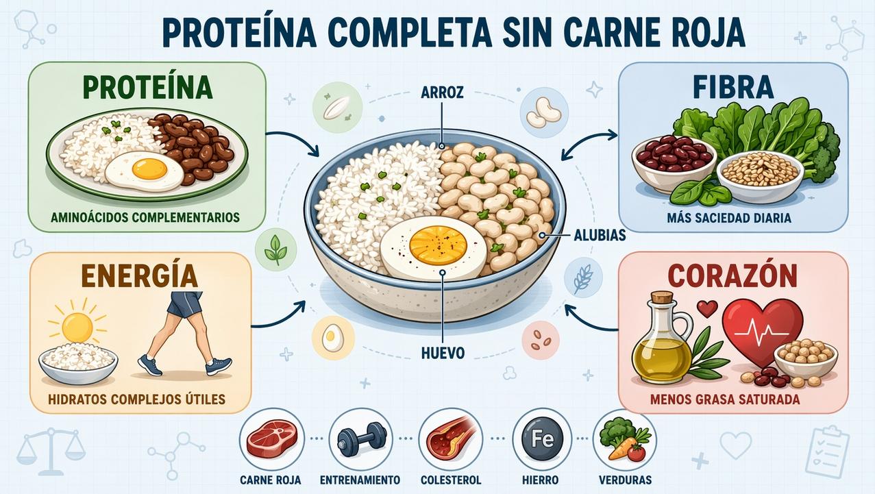 Proteína, fibra, energía y salud cardiovascular en un mismo plato.