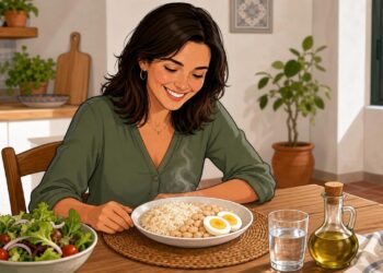 Según los expertos en nutrición, el arroz con huevo y alubias en el plato diario ofrece prácticamente los mismos beneficios proteicos que la carne roja