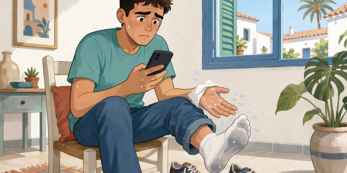 Sudar mucho en manos y pies no siempre es por calor o nervios: a veces es sudoración excesiva, lo que se conoce como hiperhidrosis