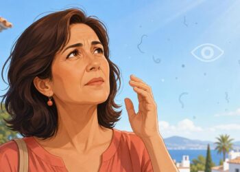 Ver pequeñas moscas o hilos flotando en la vista no siempre es preocupante: la mayoría de las veces son moscas volantes normales