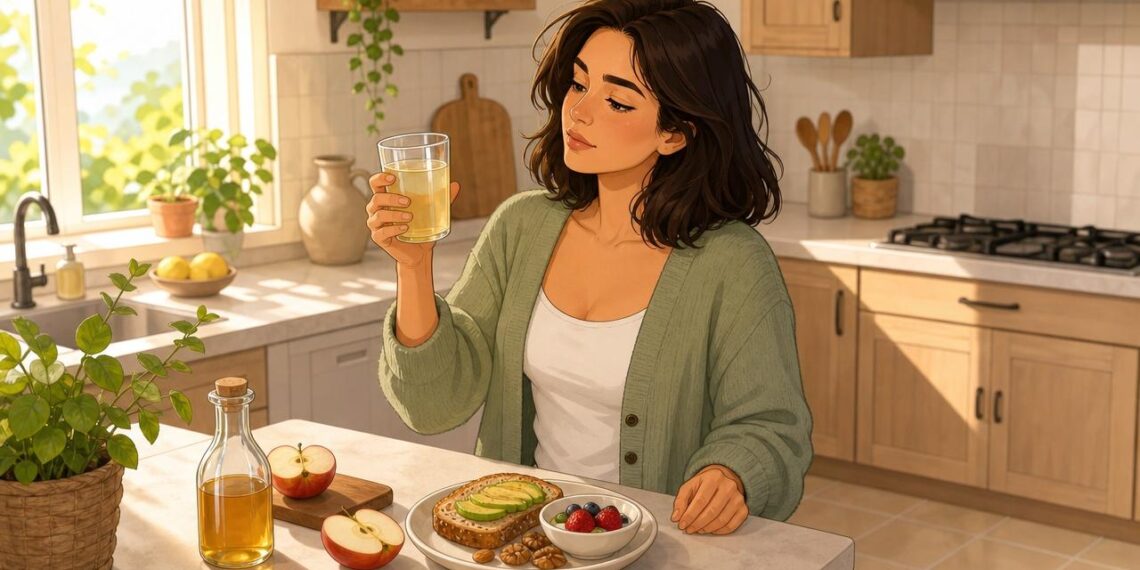 Vinagre de manzana en ayunas: lo que dice la ciencia sobre su efecto en la glucosa y la digestión