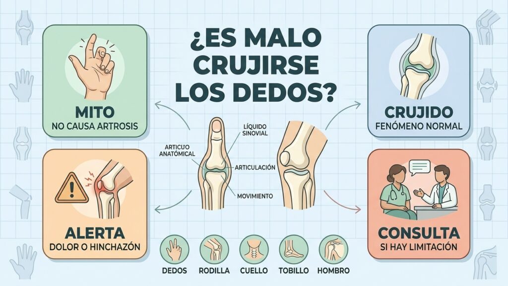 La verdad sobre el crujido de las articulaciones