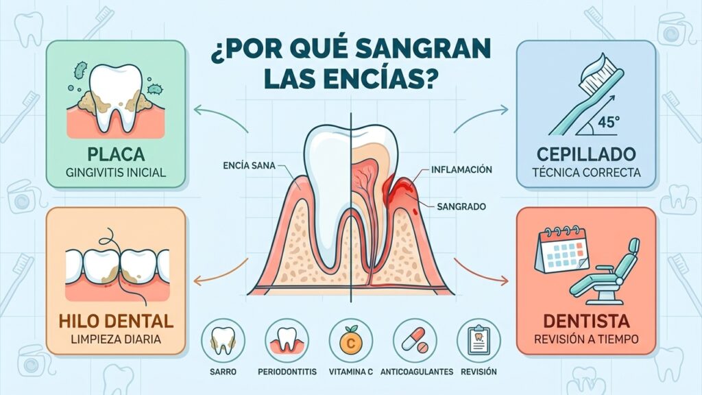 Si tus encías sangran al cepillarte esto es lo que significa