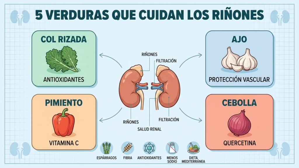Tus riñones pueden agradecer que comas estas verduras