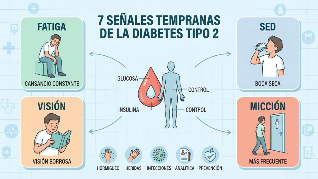 Los primeros síntomas de diabetes que no debes ignorar