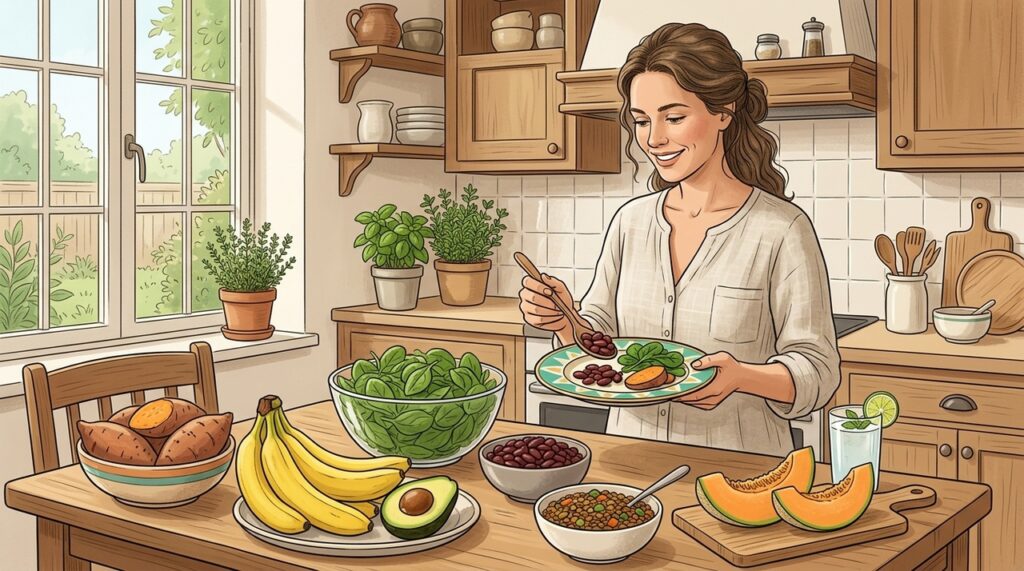 Alimentos con más potasio que ayudan a cuidar la presión y el equilibrio de líquidos