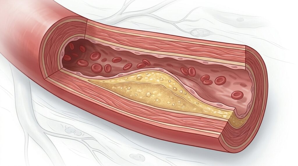 Colesterol alto no tratado: factores, complicaciones de salud y su impacto en las arterias