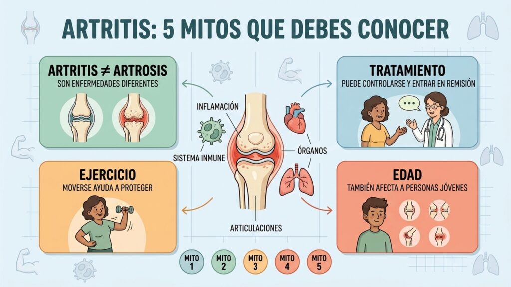 El mito sobre la artritis que puede retrasar tu tratamiento