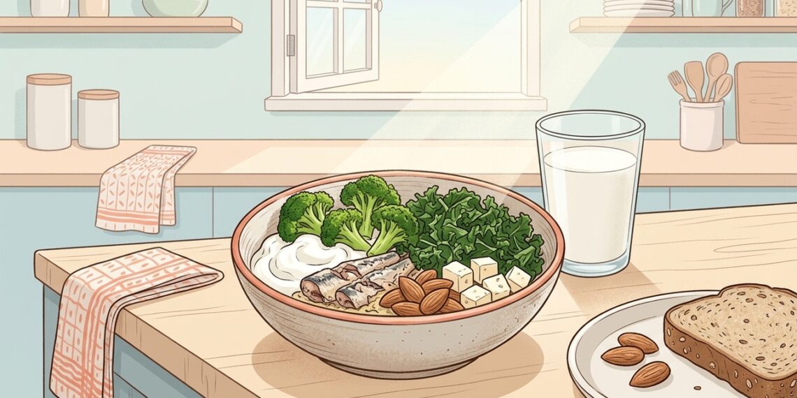 Formas de comer que ayudan a cuidar los huesos con la edad