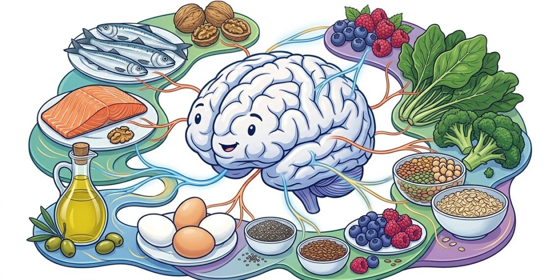 Diez alimentos que ayudan a cuidar la salud del cerebro