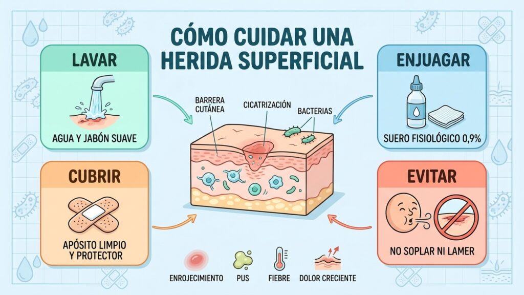 El hábito con las heridas que deberías dejar de hacer