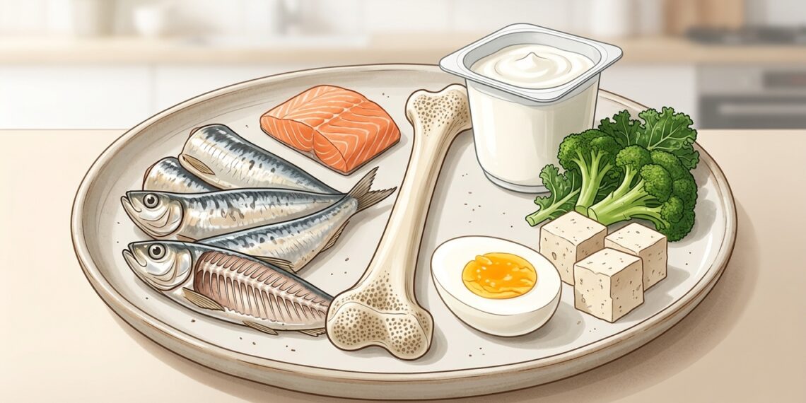 ¿Qué le pasa a la salud de tus huesos cuando combinas calcio y vitamina D en la alimentación?