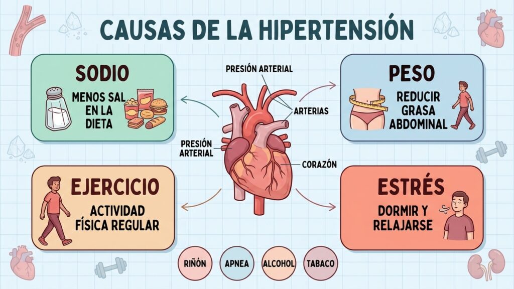 Estas causas pueden estar elevando tu presión arterial