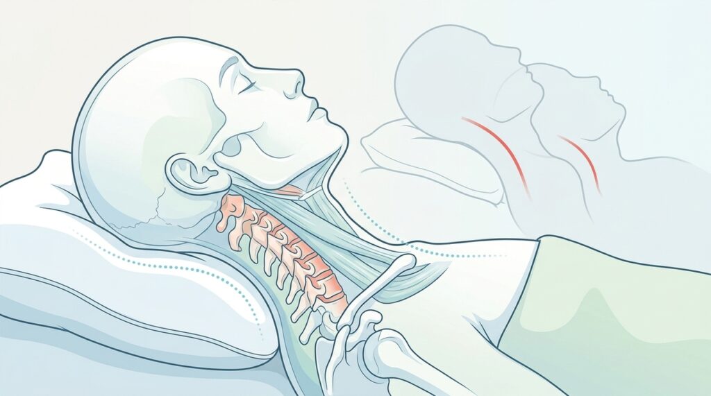 ¿Cuál es la posición ideal para dormir con dolor de cuello, boca arriba o de lado?