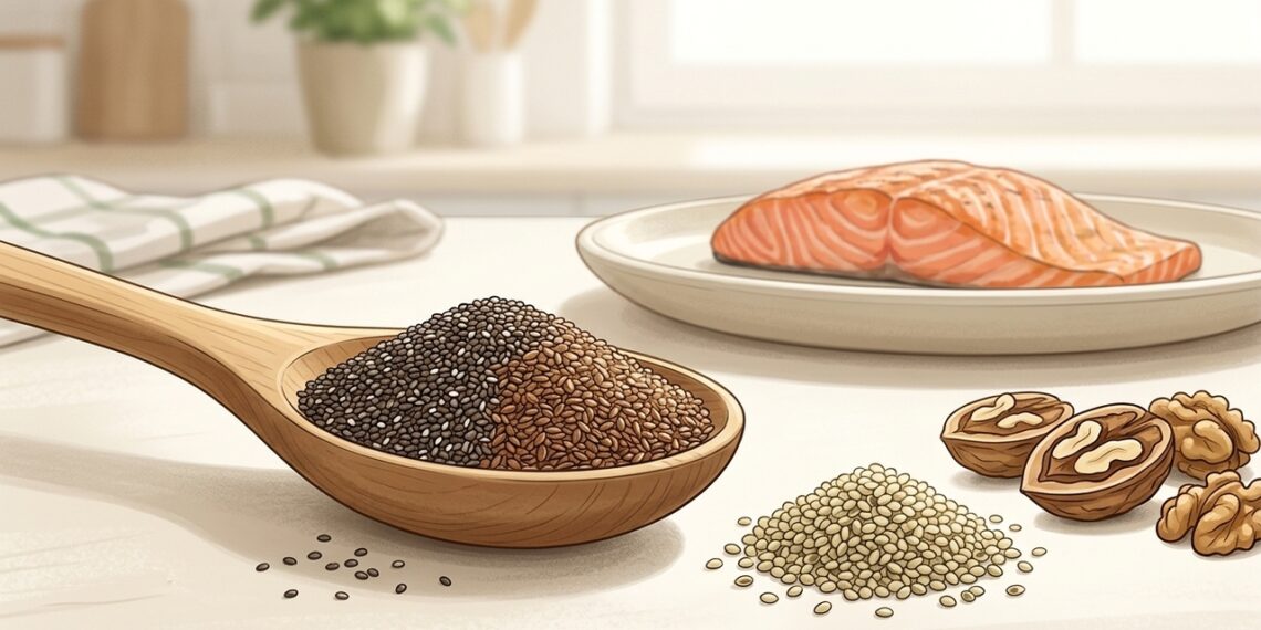 Olvida solo el salmón: las semillas con más omega-3 vegetal