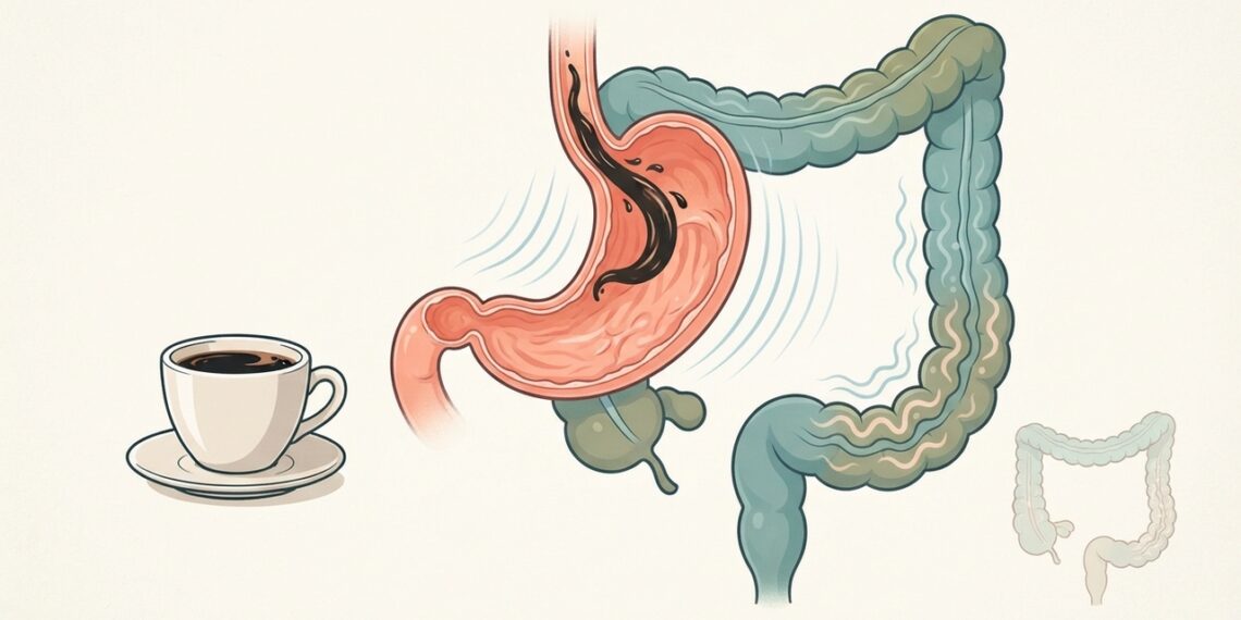Cómo el café afecta la salud digestiva