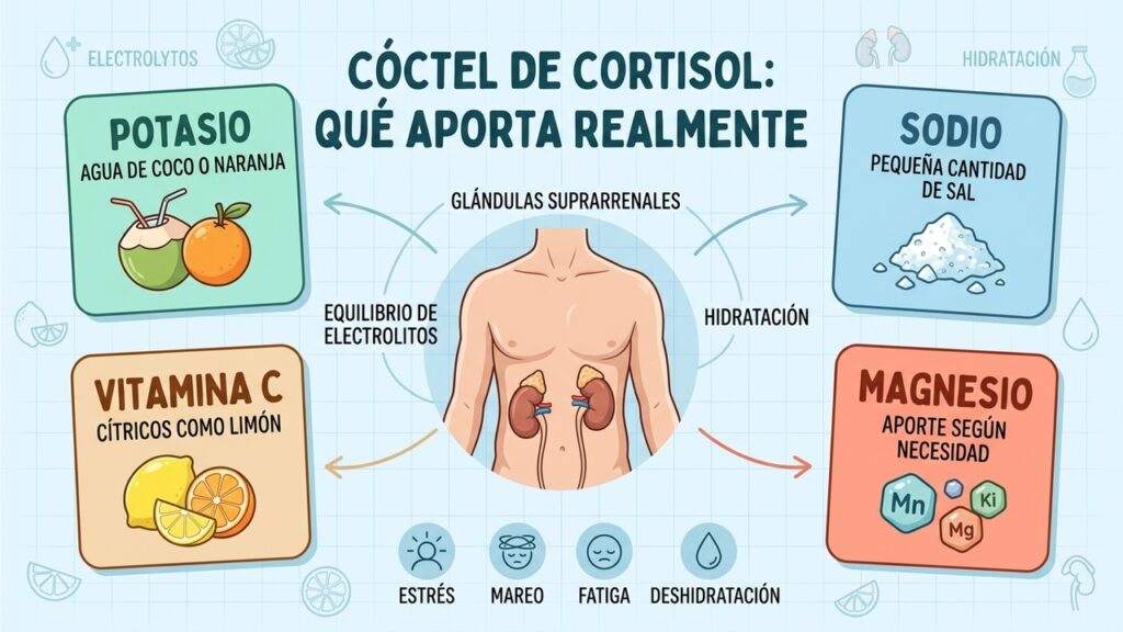 El cóctel de cortisol que promete ayudar al organismo