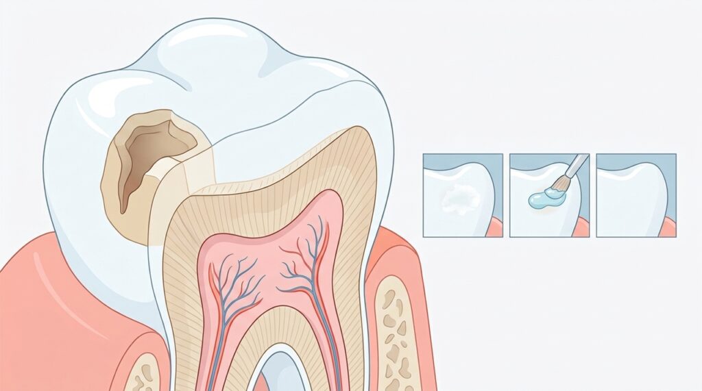 Cómo se forma la caries, cómo se detecta y cuál es su tratamiento