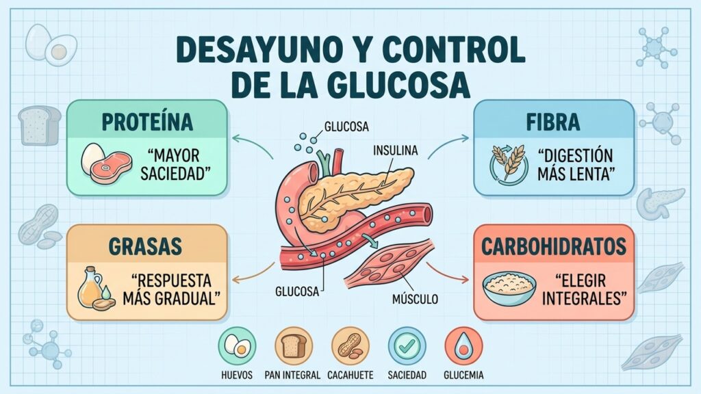 La combinación que mantiene la glucosa más estable