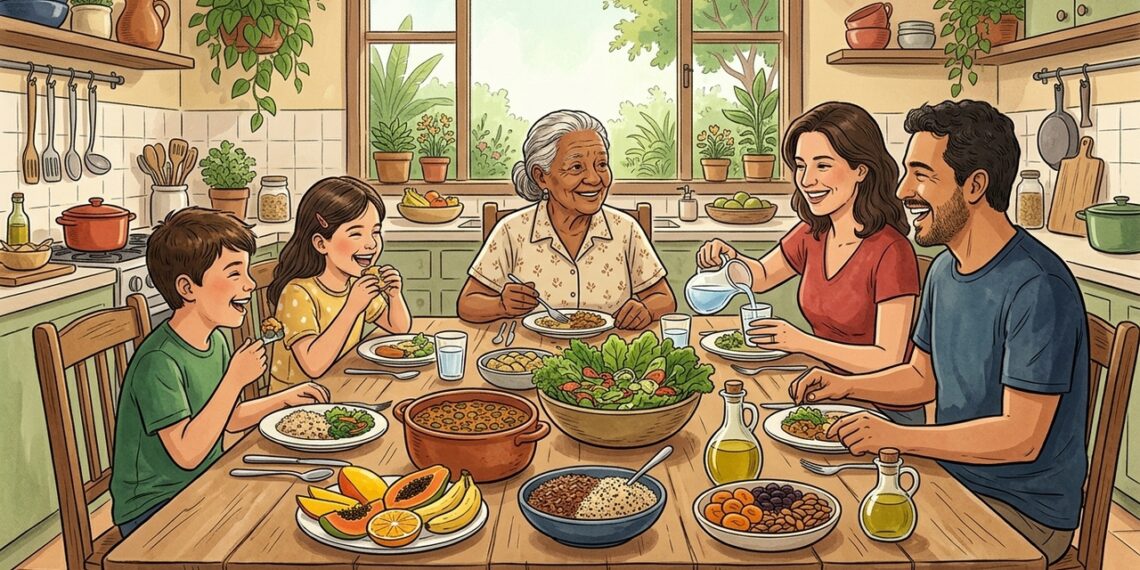 Dieta y longevidad: comer más vegetales y menos ultraprocesados puede ayudar a la salud a largo plazo