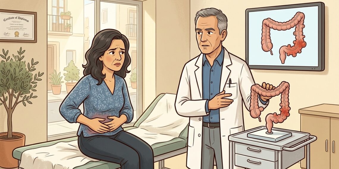 La diverticulitis suele comenzar con dolor difuso y puede localizarse después en el abdomen inferior izquierdo