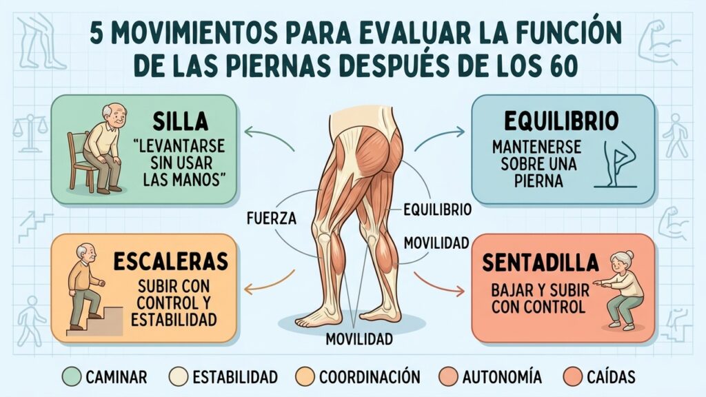 Estos 5 movimientos pueden revelar tu fuerza después de los 60