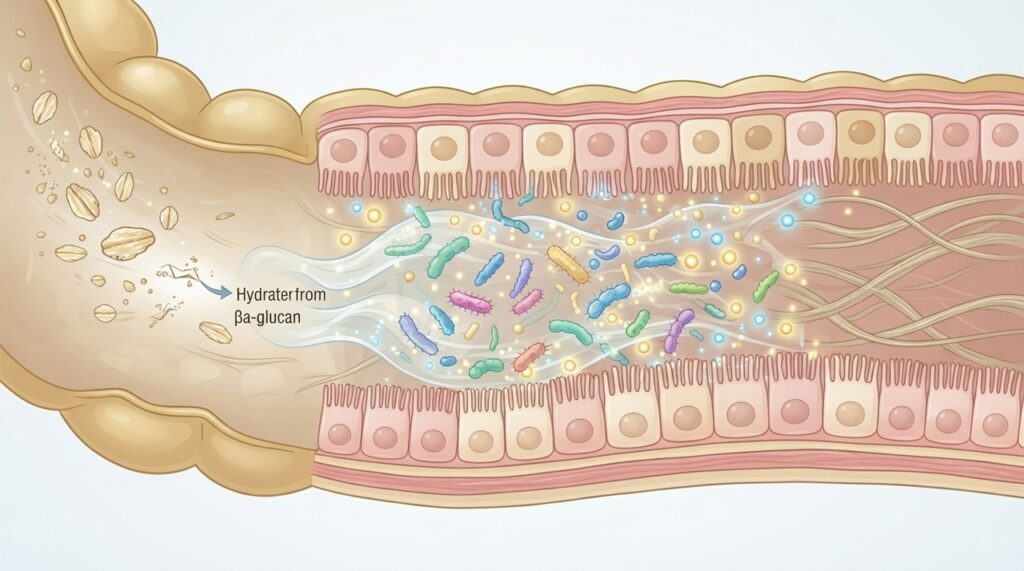 Cómo la avena afecta la salud intestinal
