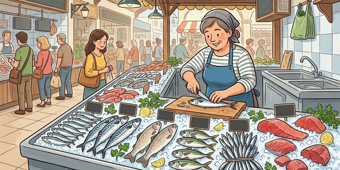 11 pescados con más omega-3 que cuidan tu corazón por menos (Imagen generada por inteligencia artificial)