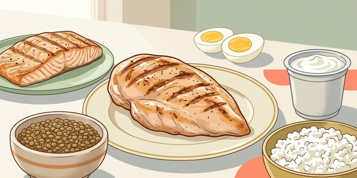 Los 5 alimentos que aportan más proteína por porción que el huevo