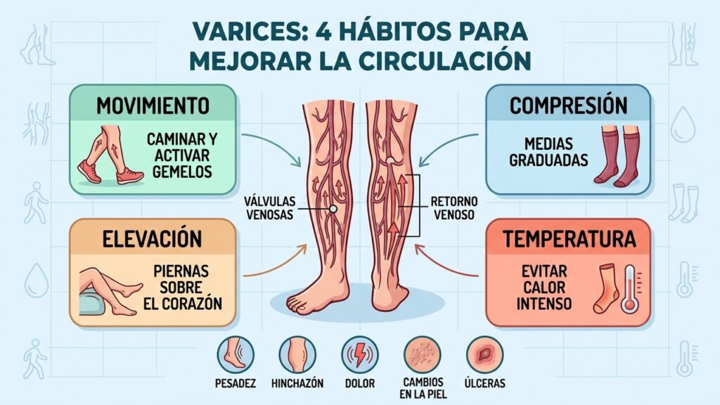 Si tienes varices, evita este error durante el día
