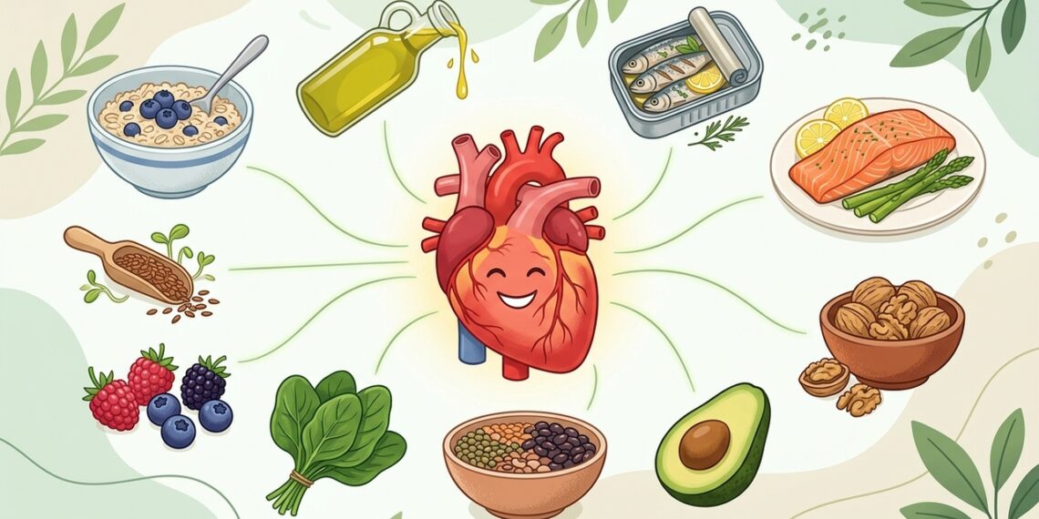 Diez alimentos que ayudan a cuidar la salud del corazón