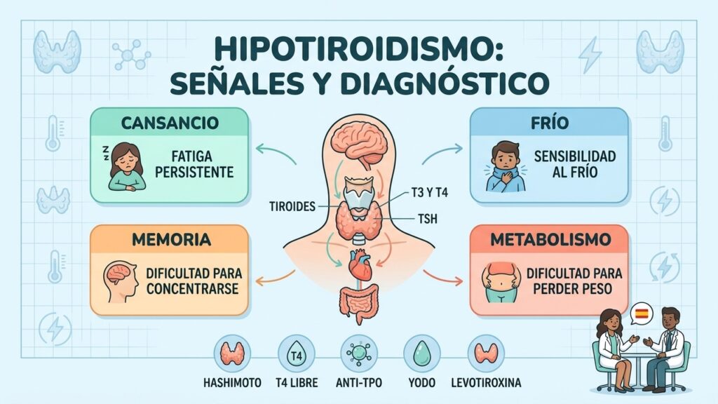 Tu cuerpo puede avisar cuando la tiroides falla