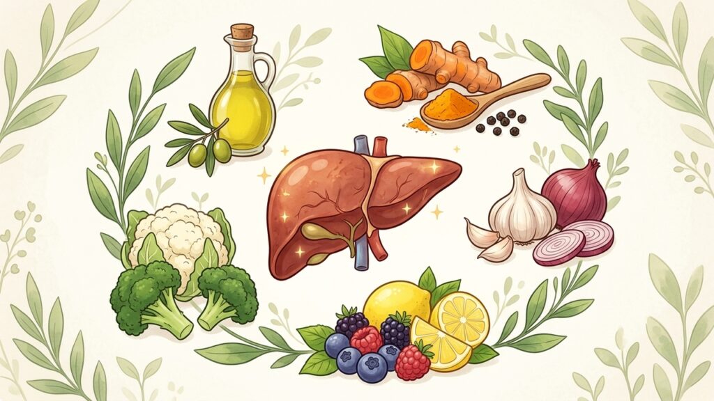 Los 5 mejores alimentos para limpiar el hígado de forma natural