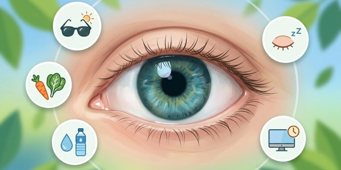 Las pausas visuales y el parpadeo consciente ayudan a descansar los ojos.