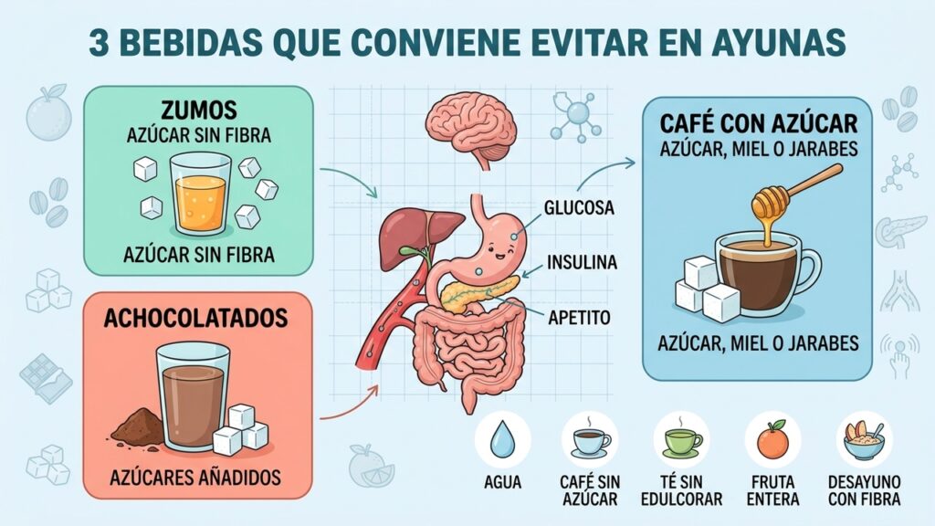 3 bebidas que pueden disparar la glucosa en ayunas