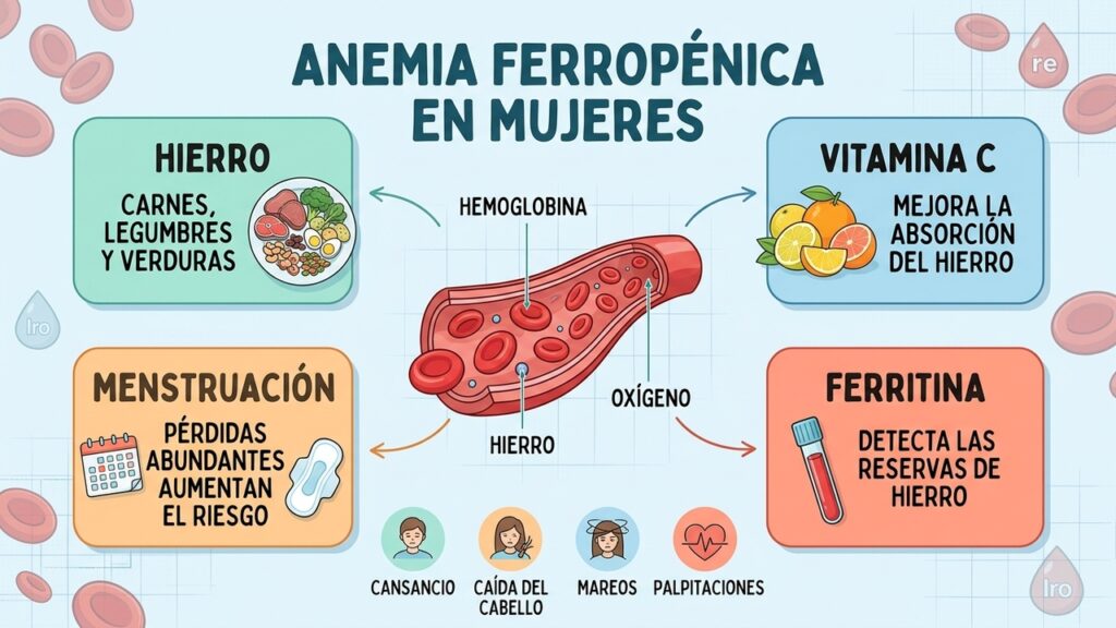 La anemia que puede avanzar sin que te des cuenta