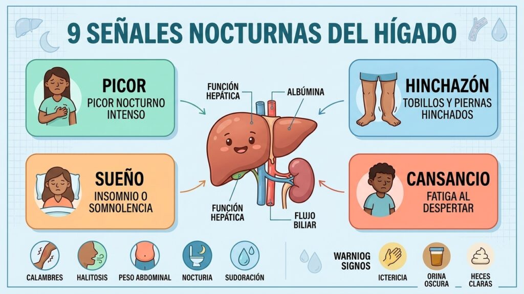Tu cuerpo da estas señales cuando el hígado sufre