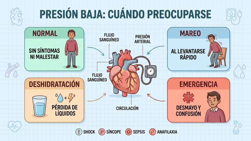 Presión baja no siempre es normal y estas señales alertan