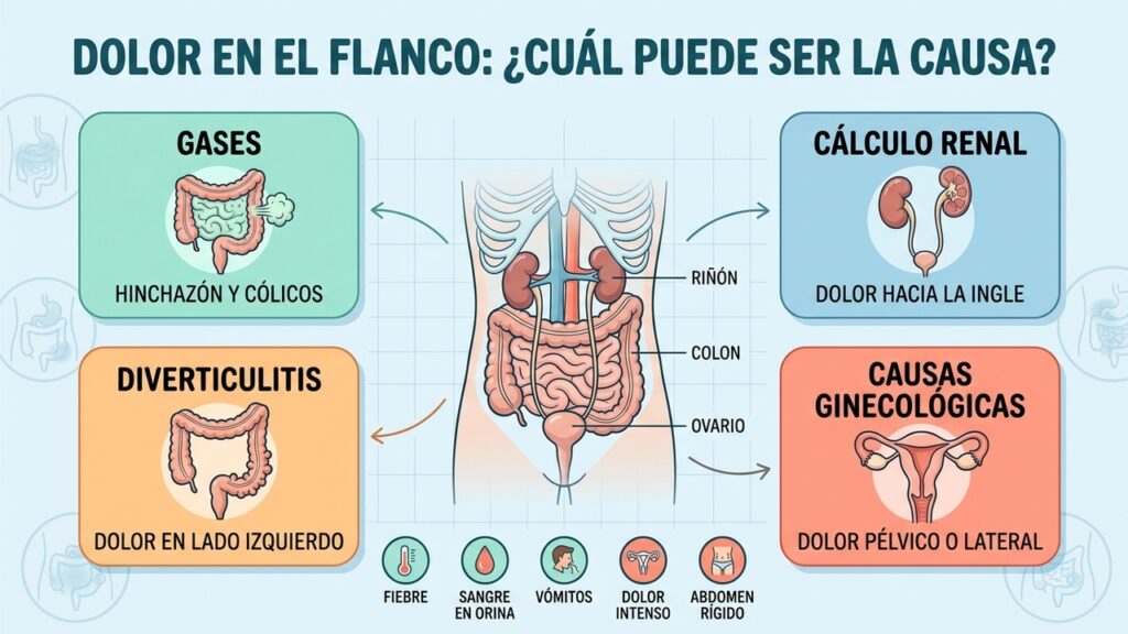 Dolor en el abdomen y estas señales son una alerta