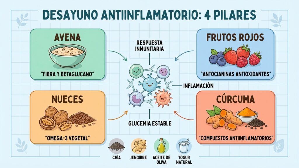 Este desayuno puede cambiar tu respuesta inflamatoria