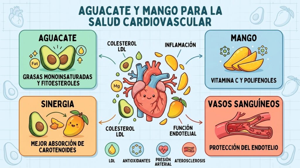 La combinación de aguacate y mango que sorprende
