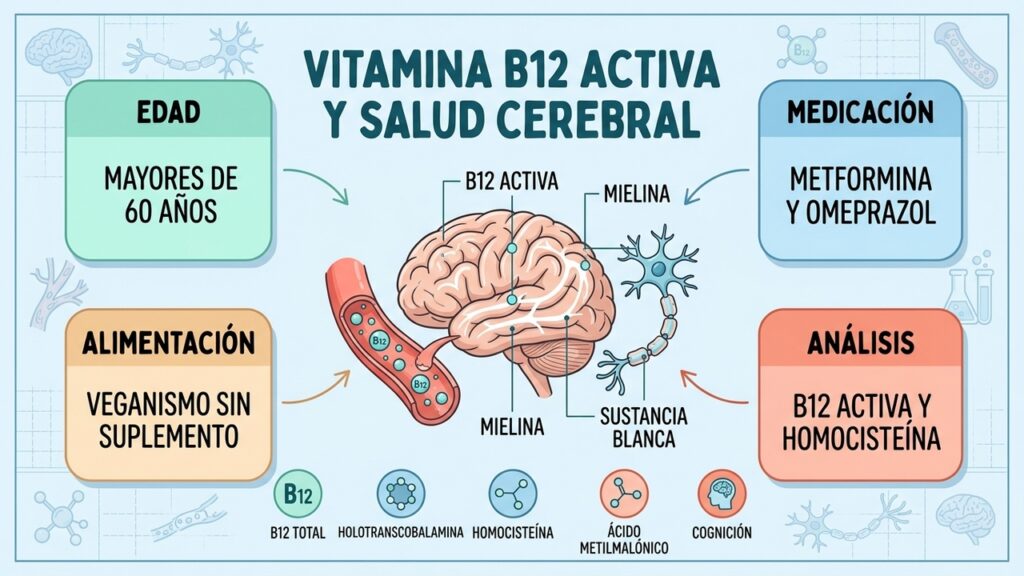 B12 normal y daño cerebral la señal que preocupa