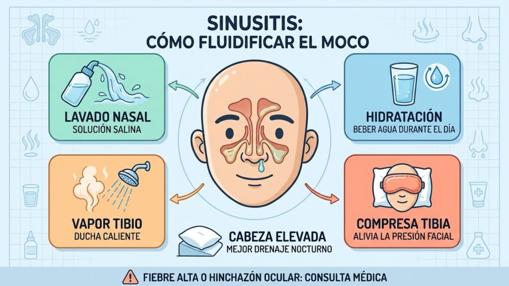 La mejor forma de aliviar la congestión por sinusitis