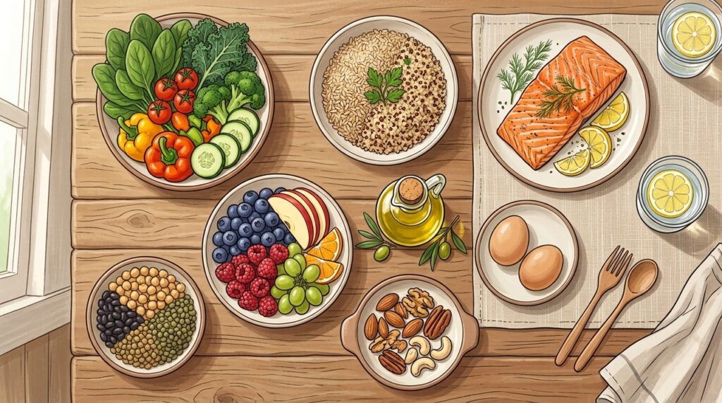 Equilibrar bien los grupos de alimentos puede traer beneficios para la salud
