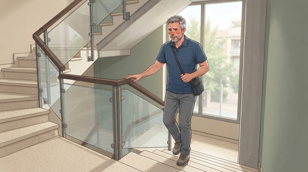 ¿Es señal de mala forma física si te falta el aire al subir escaleras?