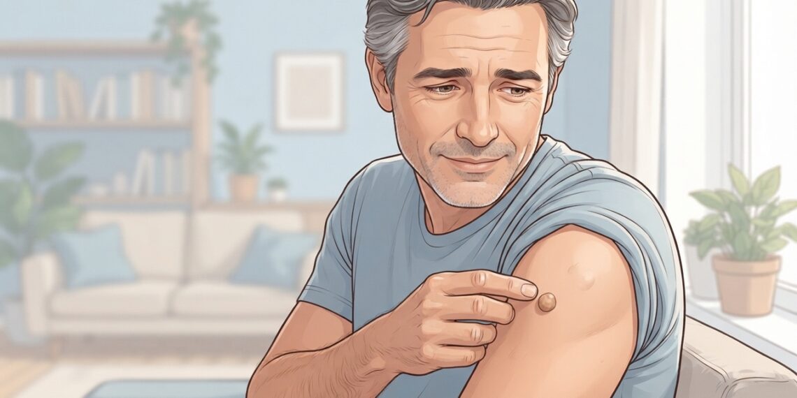 El lipoma puede crecer poco a poco, aunque suele ser inofensivo