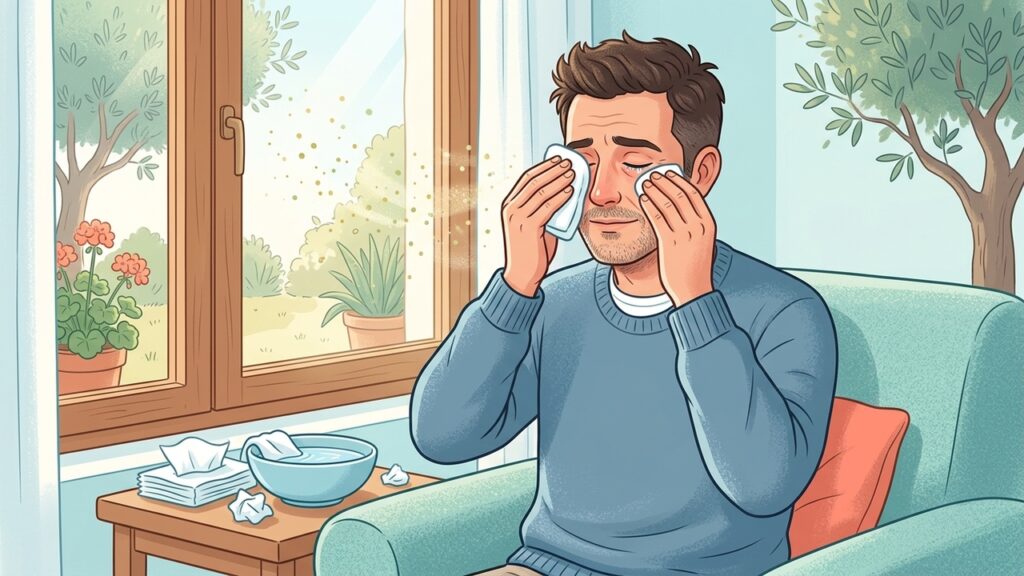 Ojos rojos pueden ser alergia o conjuntivitis