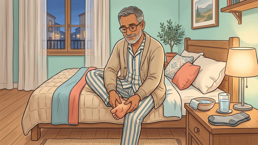 Dormir con los pies fríos puede retrasar el sueño